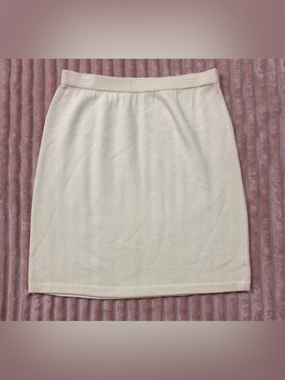 St. John Cream Pencil Skirt